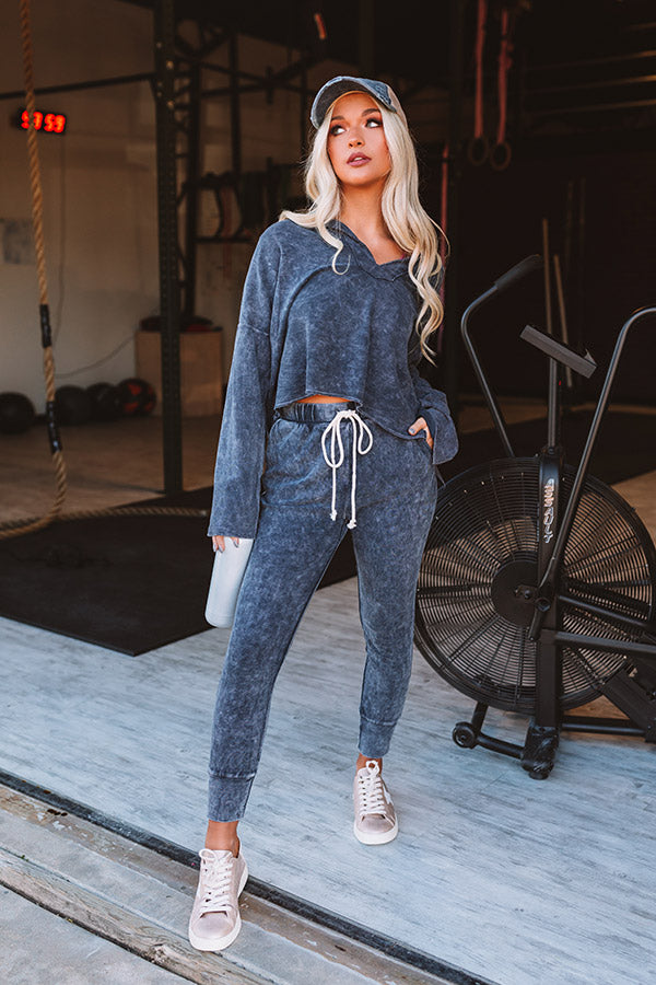 Coffee Over Crunches Knit Joggers Image - 1