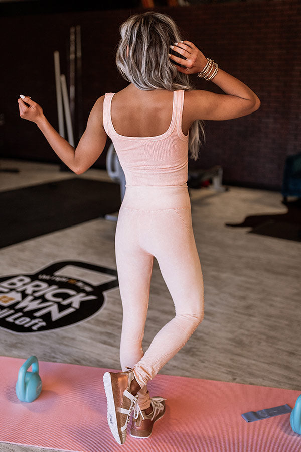 Setting Records High Waist Moto Active Legging Image - 4