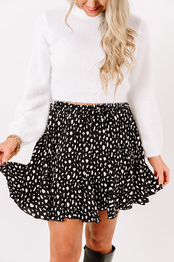 Unapologetically Chic Skort in Black Image - 3