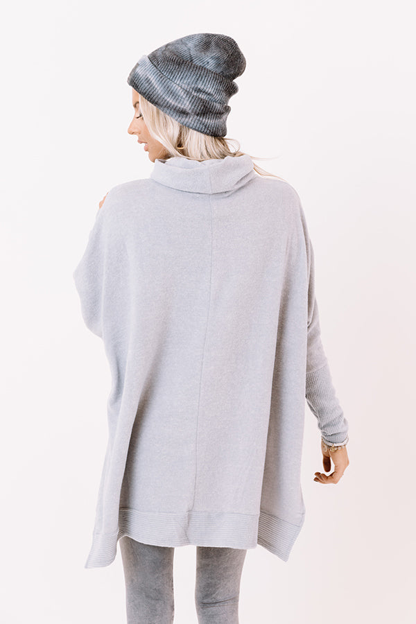 Senorita Snuggles Shift Sweater In Grey • Impressions Online Boutique