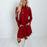 Simply Swept Away Shift Dress in Red Image - 1