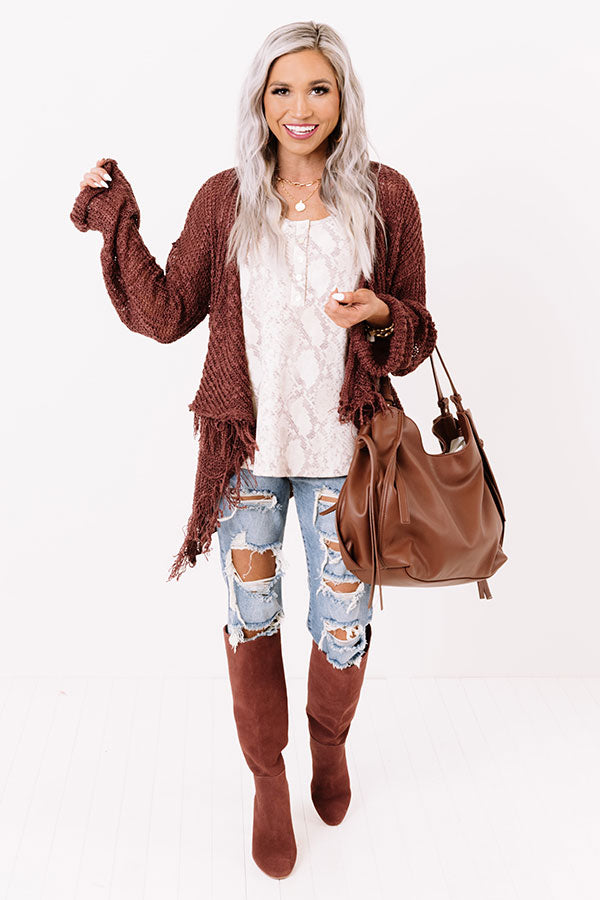 Friendly Banter Knit Cardigan Image - 2