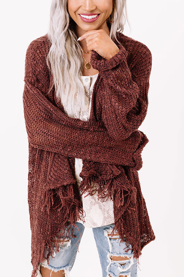 Friendly Banter Knit Cardigan Image - 3