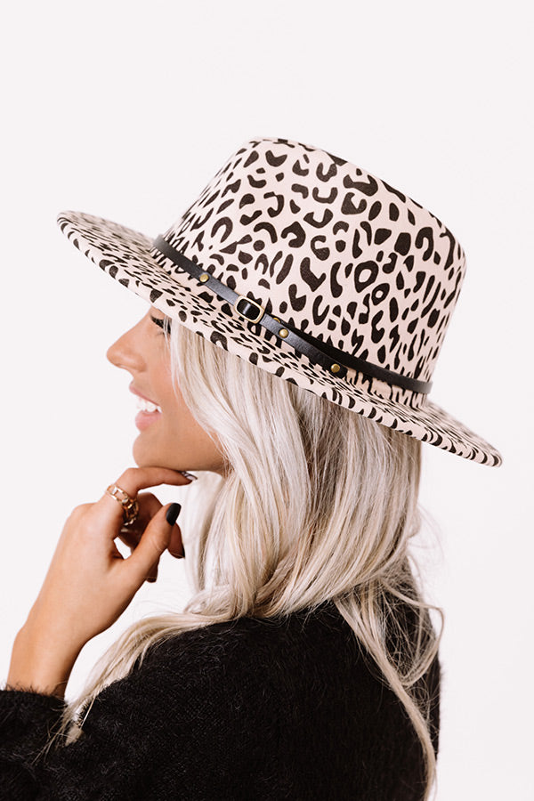 Out In The Wild Leopard Fedora Image - 2