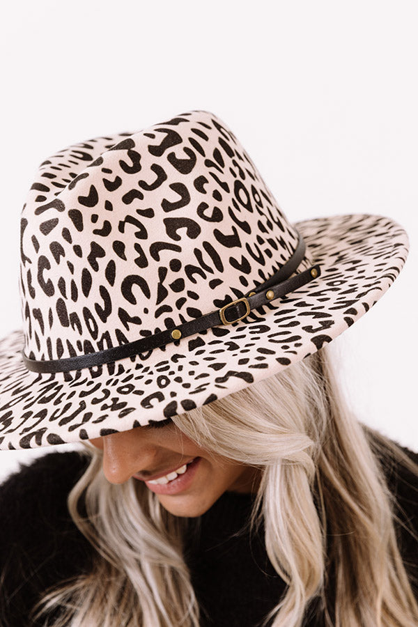 Out In The Wild Leopard Fedora Image - 3