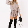 At Home In The City Sweater In Taupe Image - 1
