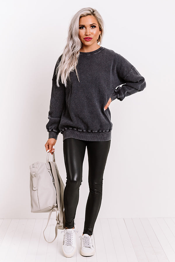 Secret Keeper Knit Sweater In Vintage Black Image - 1