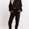 Cozy Perk Joggers in Black Image - 1