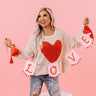 She's Got Heart Knit Sweater Image - 1