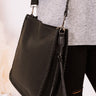 Somewhere Good Faux Leather Crossbody In Black Image - 1