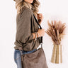 Somewhere Good Faux Leather Crossbody In Espresso Image - 1