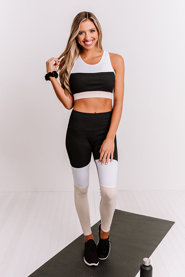 Morning Run Ribbed High Waist Active Legging Image - 4