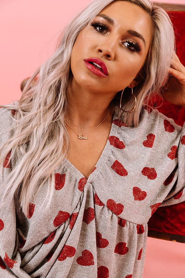 Love You More Dainty Necklace Image - 1