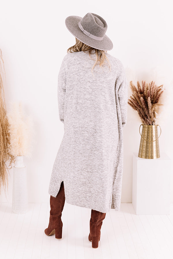 Brooklyn Views Duster Cardigan in Grey Image - 5