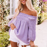 Swept Up In Sunshine Shift Top in Lavender Image - 1