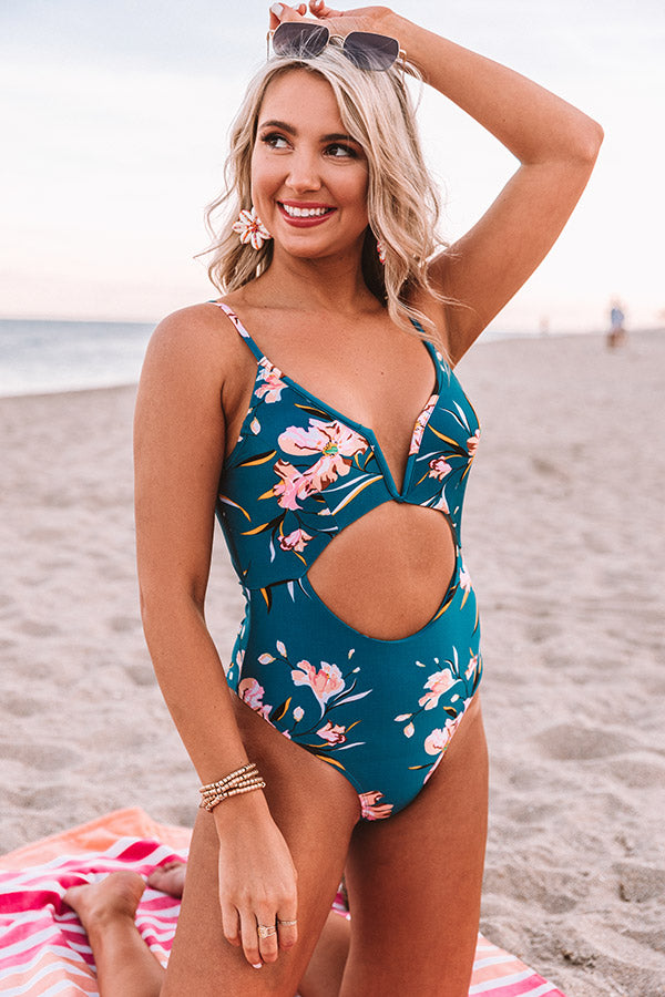 Among The Waves Cut Out One Piece Swimsuit
