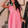 Sway Into Style Eyelet Romper in Pink Image - 1