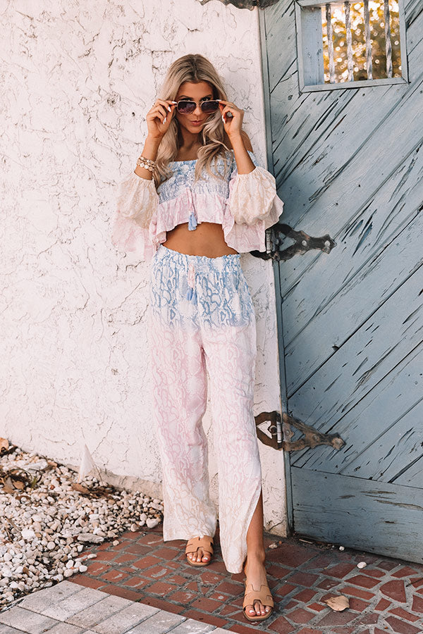 Suite By The Sea Snake Print Pants