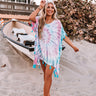 Soakin' Up The Sun Tie Dye Tunic in Pink Image - 1
