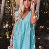 Sway Into Style Eyelet Romper in Ocean Wave Image - 1