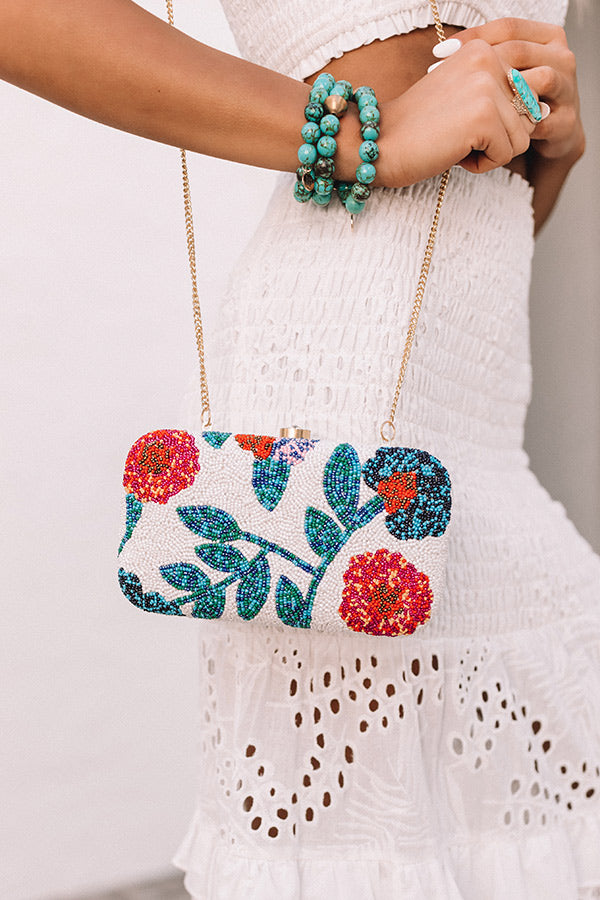 Bubbly Beauty Beaded Clutch Image - 2