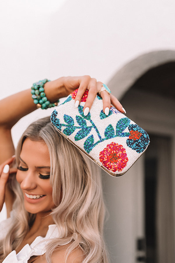 Bubbly Beauty Beaded Clutch Image - 4