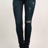 Just USA Dark Denim Minimalist Pant Image - 1
