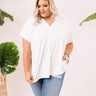 Sunday Stroll Shift Top In White Curves Image - 1