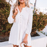 Cute Mood Shift Dress in White Image - 1