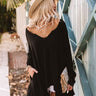 Peaceful Weekend Tunic Top in Black Image - 1