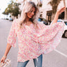 Floral Faith Shift Top In Pink Image - 1