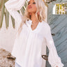 Santa Cruz Chic Shift Top in White Image - 1