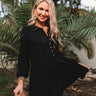 Cute Mood Shift Dress in Black Image - 1