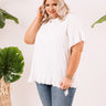 S'more Kisses Shift Top In White Curves Image - 1
