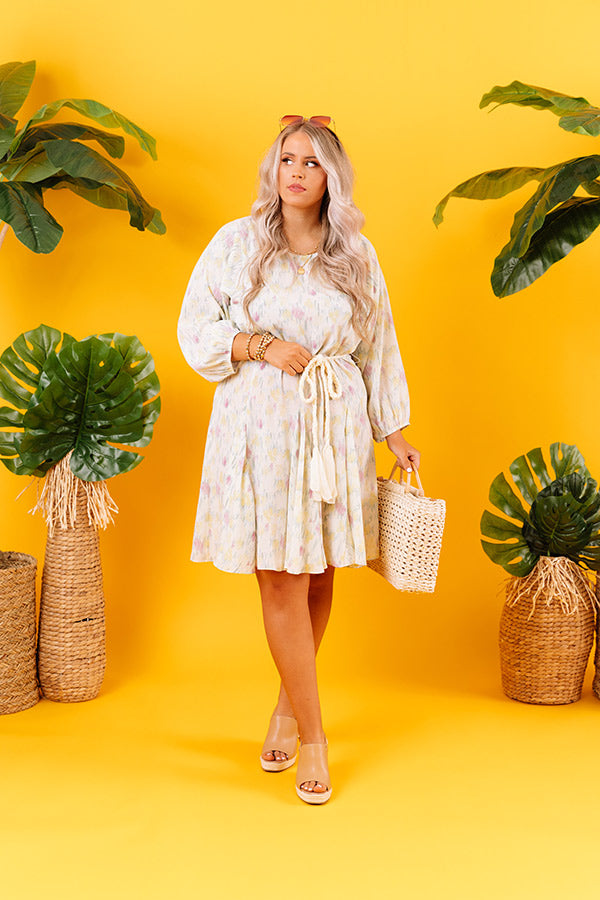 Fluent In French Shift Dress Curves Image - 2