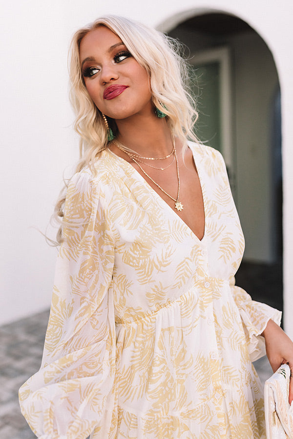 Sunning South Of France Floral Maxi Dress Image - 3