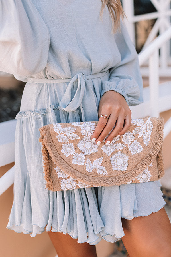 Made To Twirl Ruffle Dress in Sky Blue Image - 3