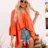 Hear The Music Shift Top In Tangerine Image - 1
