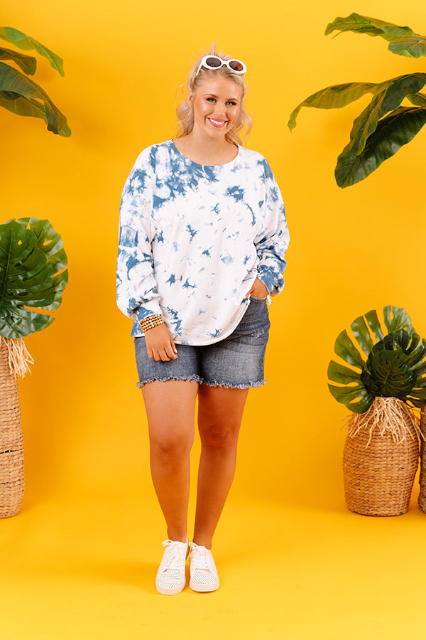 Baja Breeze Tie Dye Sweatshirt Curves Image - 2