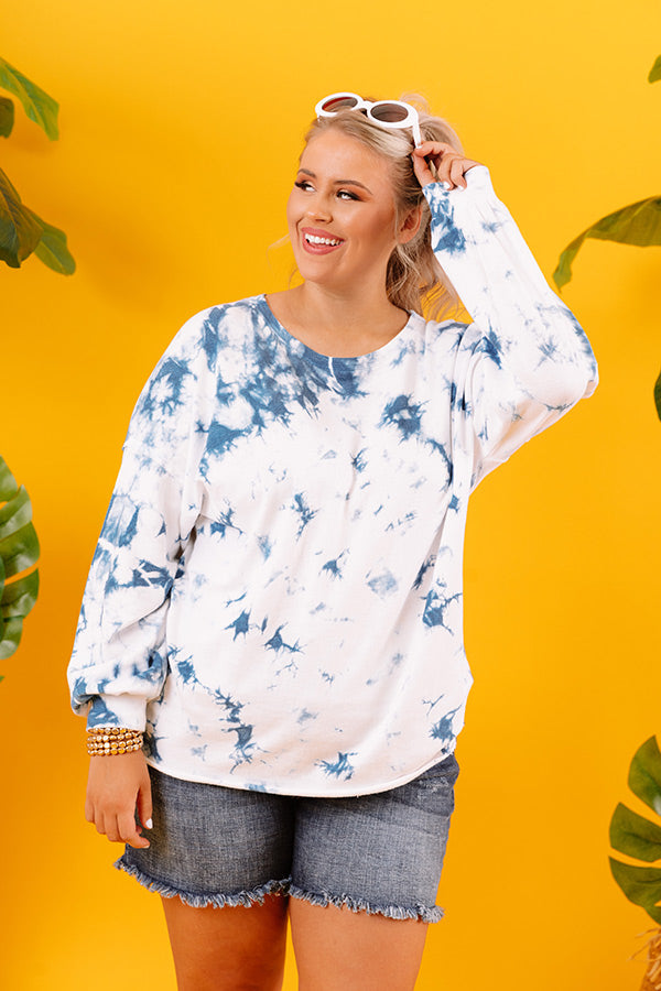 Baja Breeze Tie Dye Sweatshirt Curves Image - 3