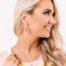 Kendra Scott Ansley Heart Silver Drop Earrings in Amethyst Image - 1