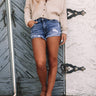 Just USA The Mitchell Midrise Distressed Shorts Image - 1