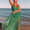 Just Say Yes Tulle Maxi in Green Image - 1