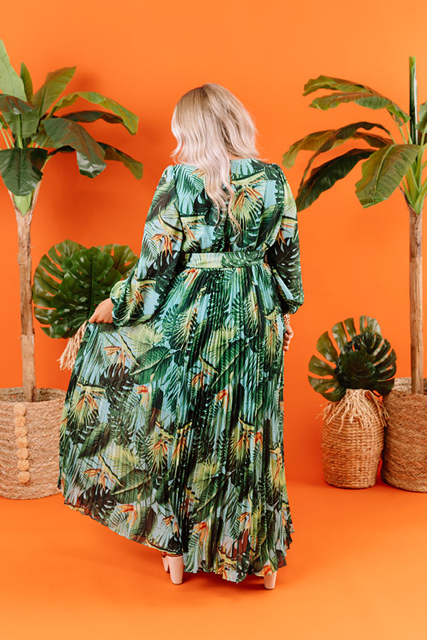 Palms And Prosecco Maxi Dress Curves Image - 4