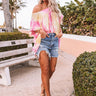 Sunday Sunshine Tie Dye Shift Top in Pink Image - 1