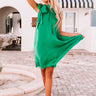 Friday Night Glam Shift Dress in Kelly Green Image - 1
