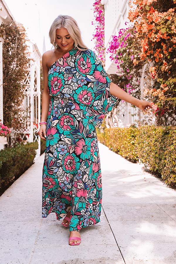 Colada Crush Floral Maxi Dress Image - 4