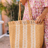 Tiki Hut Woven Tote Image - 1