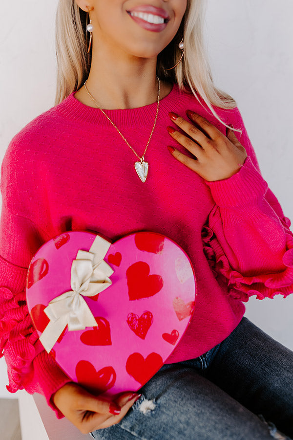 Kendra Scott Ansley Heart Gold Long Pendant Necklace in Ivory MotherO