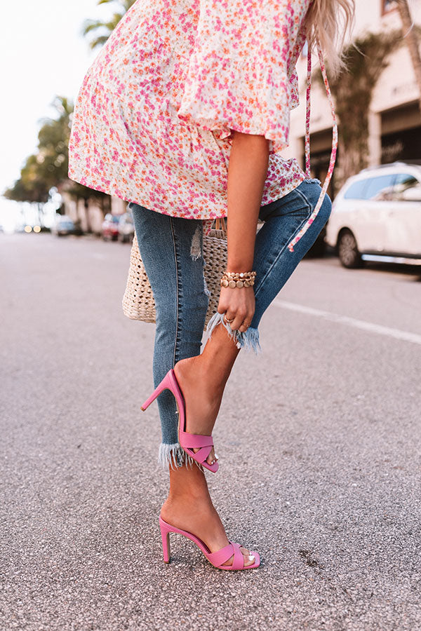 The Daisy Faux Leather Heel Image - 4